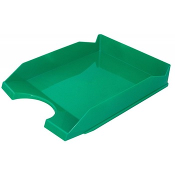 Tavita Documente A4 OFFICE PRODUCTS, 244x43x325 mm Interior, Plastic Lucios, Culoarea Verde, Suport Hartii Tavita Documente A4 OFFICE PRODUCTS, 244x43x325 mm Interior, Plastic Lucios, Culoarea Verde, Suport Hartii