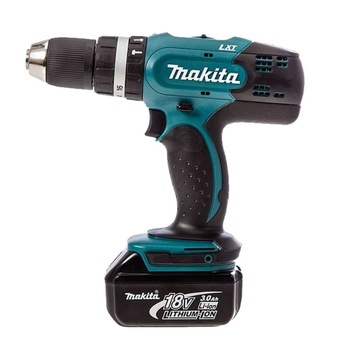 Masina de gaurit si insurubat (bormasina) cu percutie pe acumulator Makita DHP453RFX8, 18 V, 42 Nm, 1300 RPM, 13/13/36 mm diametru gaurire, 1 acumulator Li-Ion 3 Ah, incarcator Masina de gaurit si insurubat (bormasina) cu percutie pe acumulator Makita DHP453RFX8, 18 V, 42 Nm, 1300 RPM, 13/13/36 mm diametru gaurire, 1 acumulator Li-Ion 3 Ah, incarcator