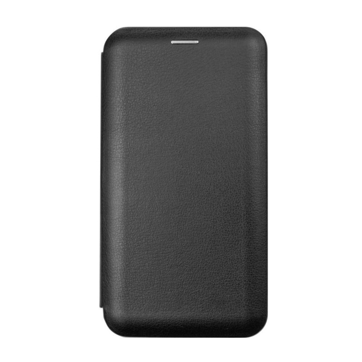 Elegance Book Case за Xiaomi Redmi 9, тънък, магнитно закопчаване, черен