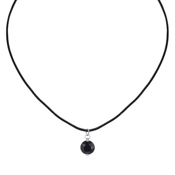 Lantisor cu cristal® Philip Jones dama, negru, 38+5 cm lungime Lantisor cu cristal® Philip Jones dama, negru, 38+5 cm lungime