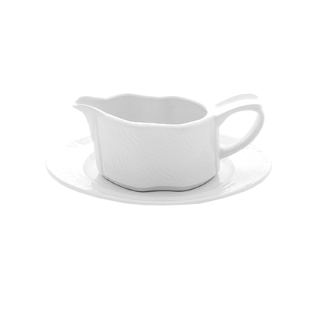 Sosiera cu farfurioara din portelan 350ml colectia PANAMA