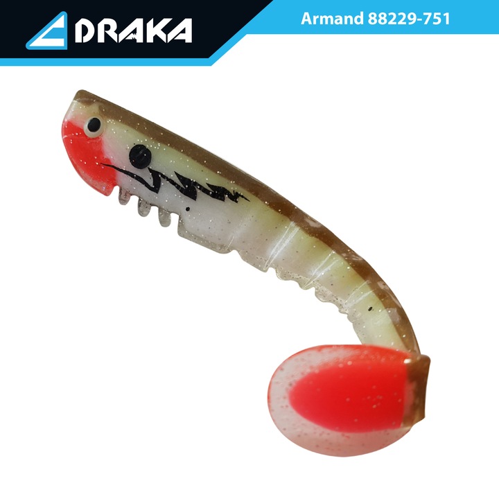 Naluca pescuit, Draka, Silicon, 12 cm. 13 gr