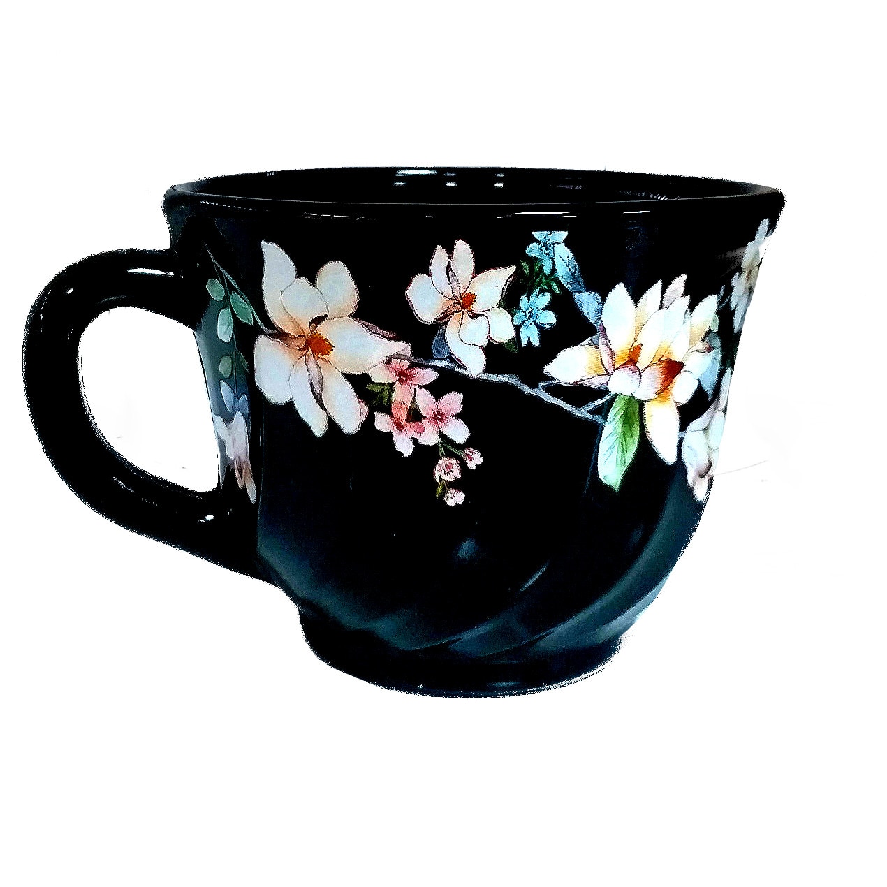 Set 6 cesti negre arcopal 190ml , fara farfurioara