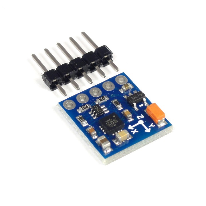 Магнитометър модул с 3 оси, 160 Hz, 3.3-5V, 18x18 mm