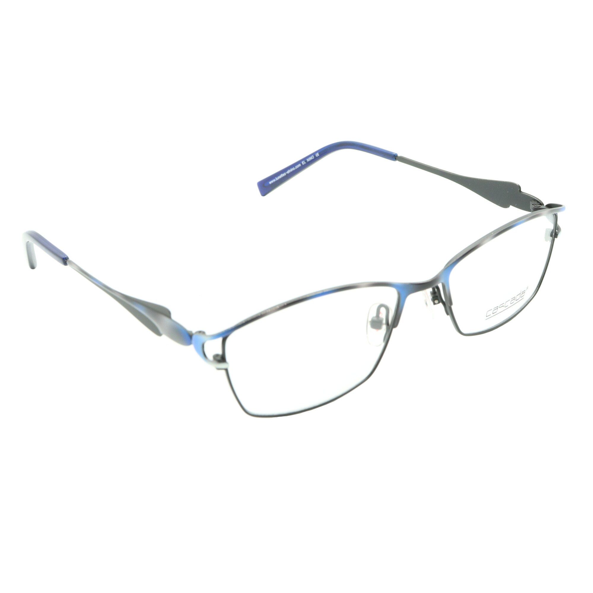 Rame ochelari de vedere, Cascada, Dama, E311, 52mm, Negru/Albastru