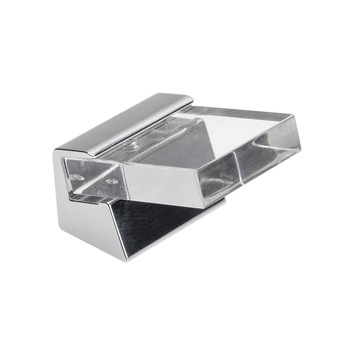 Buton mobilier Oliva, crom-acryl transparent, 40x31 mm Buton mobilier Oliva, crom-acryl transparent, 40x31 mm