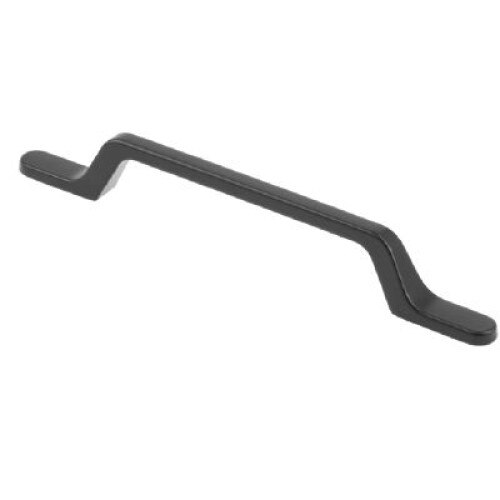 Maner mobilier Flavio, 128 mm, Negru Mat