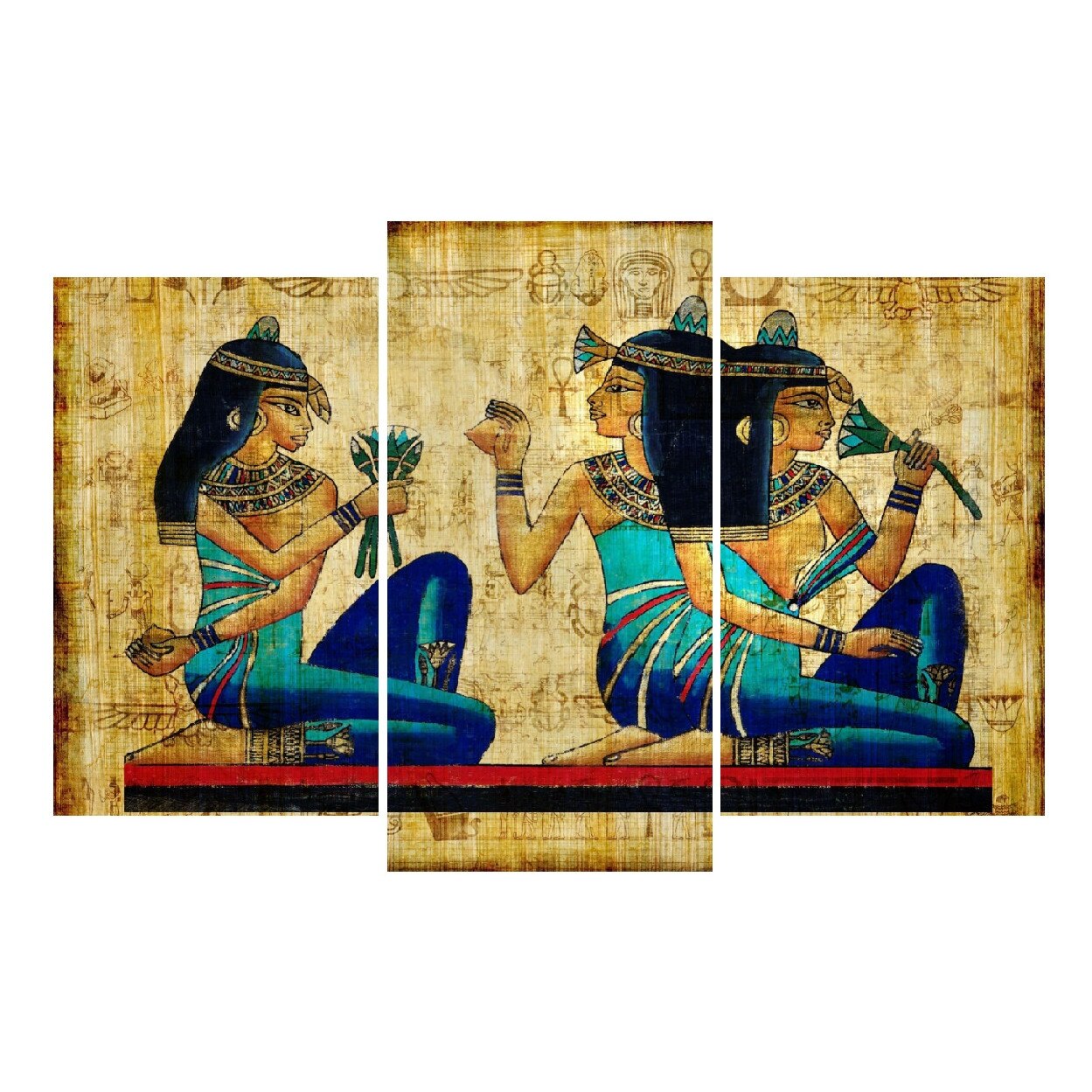 Tablou multicanvas 3 piese Egipt 3, 120 x 85 cm