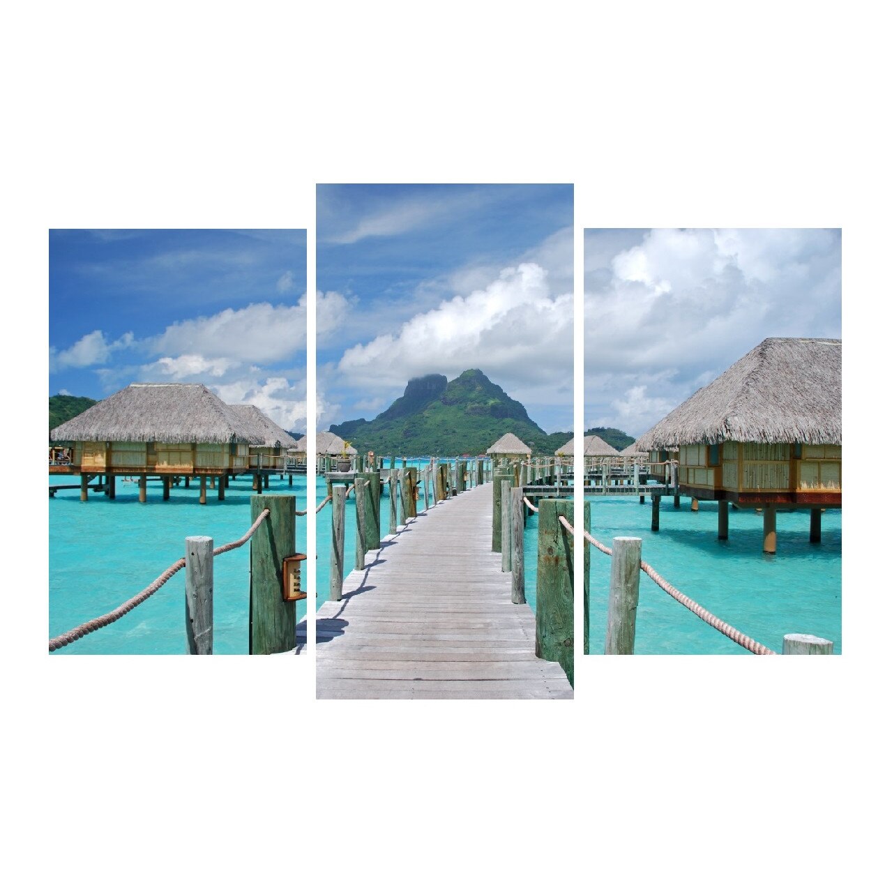 Tablou multicanvas 3 piese Natura 17, 120 x 85 cm