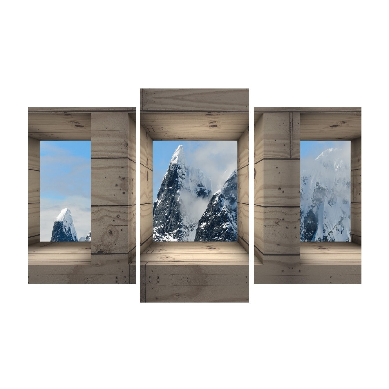 Tablou multicanvas 3 piese Natura 15, 120 x 85 cm