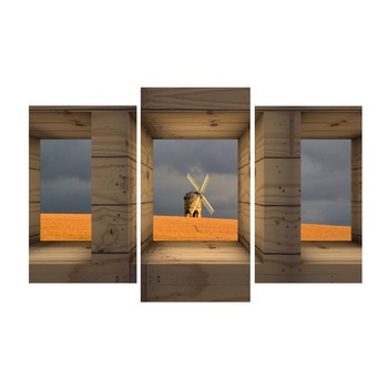 Tablou multicanvas 3 piese Natura 14, 120 x 85 cm Tablou multicanvas 3 piese Natura 14, 120 x 85 cm