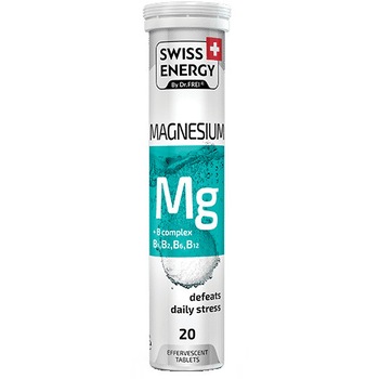 Magnesium + B Complex, SWISS ENERGY, 20 Tablete Efervescente Magnesium + B Complex, SWISS ENERGY, 20 Tablete Efervescente