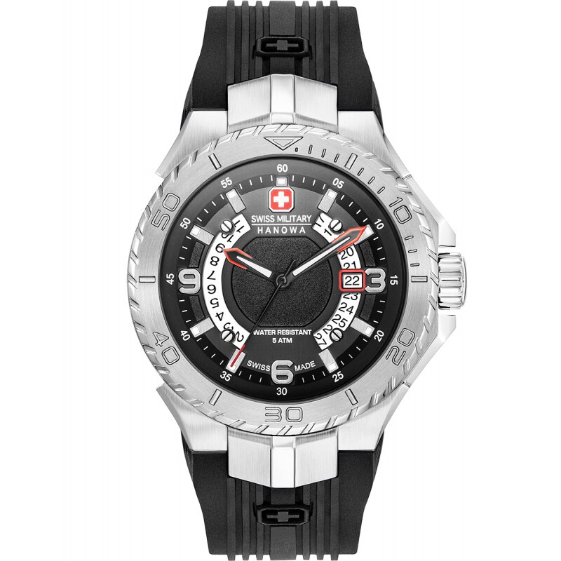 Ceas barbatesc Swiss Military 06-4327.04.007 Quartz Argintiu