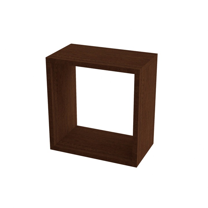 Etajera suspendata, 35 x 35 x 20 cm, wenghe