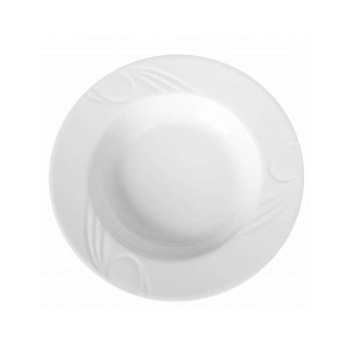 Farfurie adanca din portelan 22cm colectia Karizma kzm 22 ck Farfurie adanca din portelan 22cm colectia Karizma kzm 22 ck