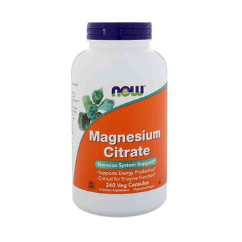 Tablete magneziu citrat, Magnesium Citrate 200mg, Now Foods, 240 capsule Tablete magneziu citrat, Magnesium Citrate 200mg, Now Foods, 240 capsule