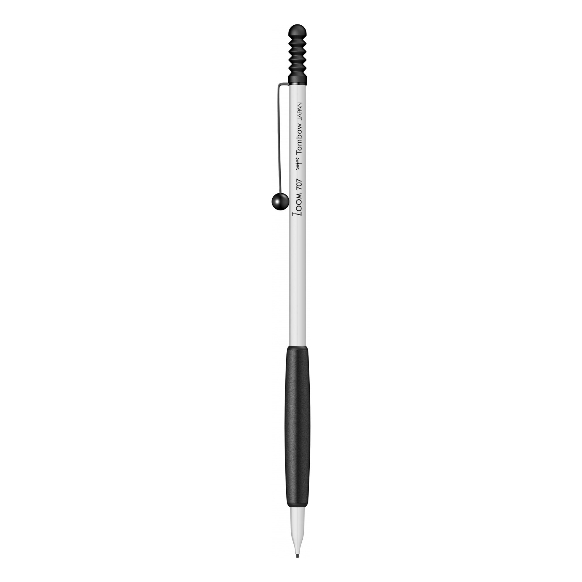 Creion Mecanic Tombow Zoom 707 White / Black BT, alb
