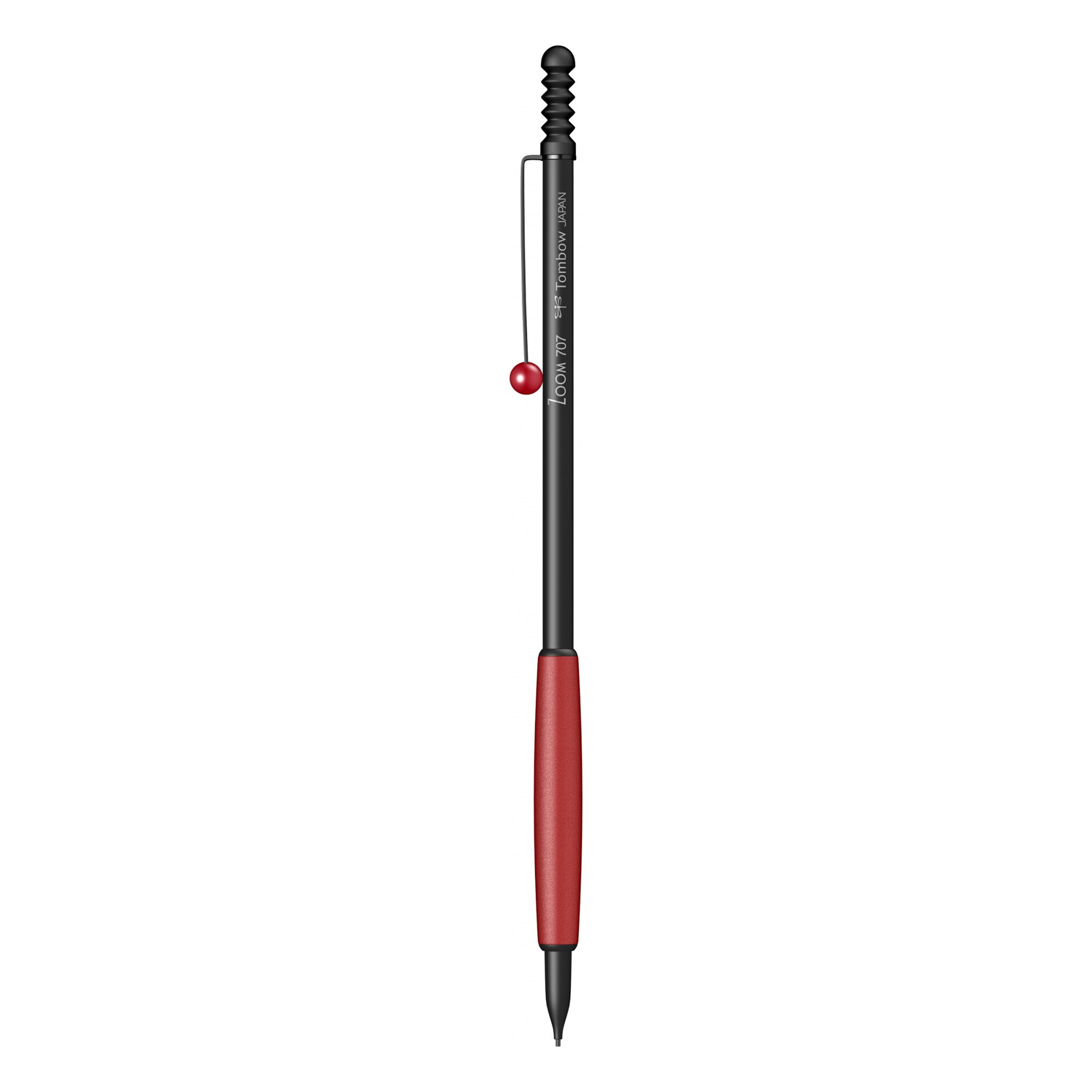 Creion Mecanic Tombow Zoom 707 Black / Red BT, negru