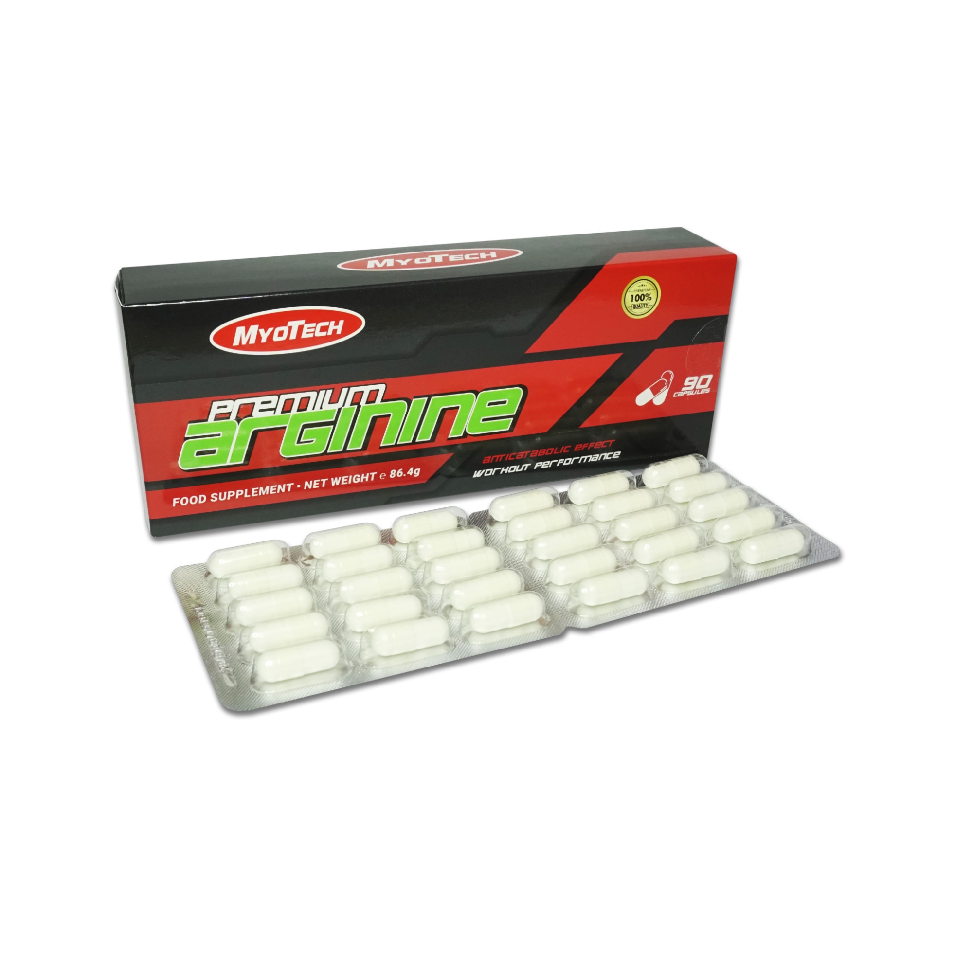 Myotech Premium Arginine 90 capsule