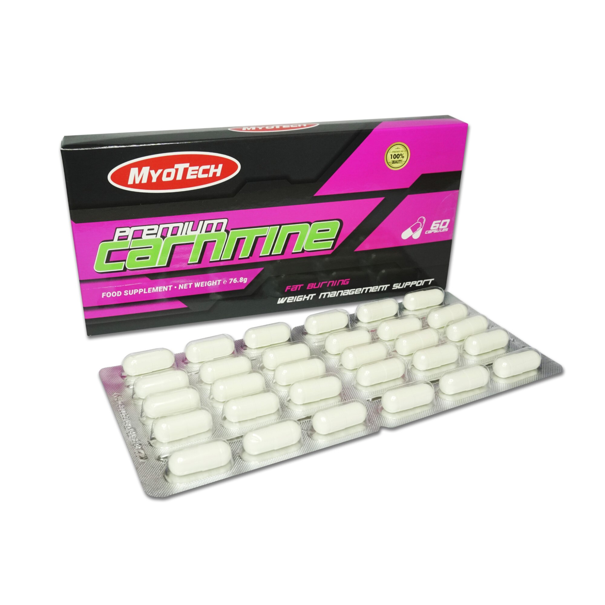 MyoTech Premium Carnitine, 60 tablete carnitina pura