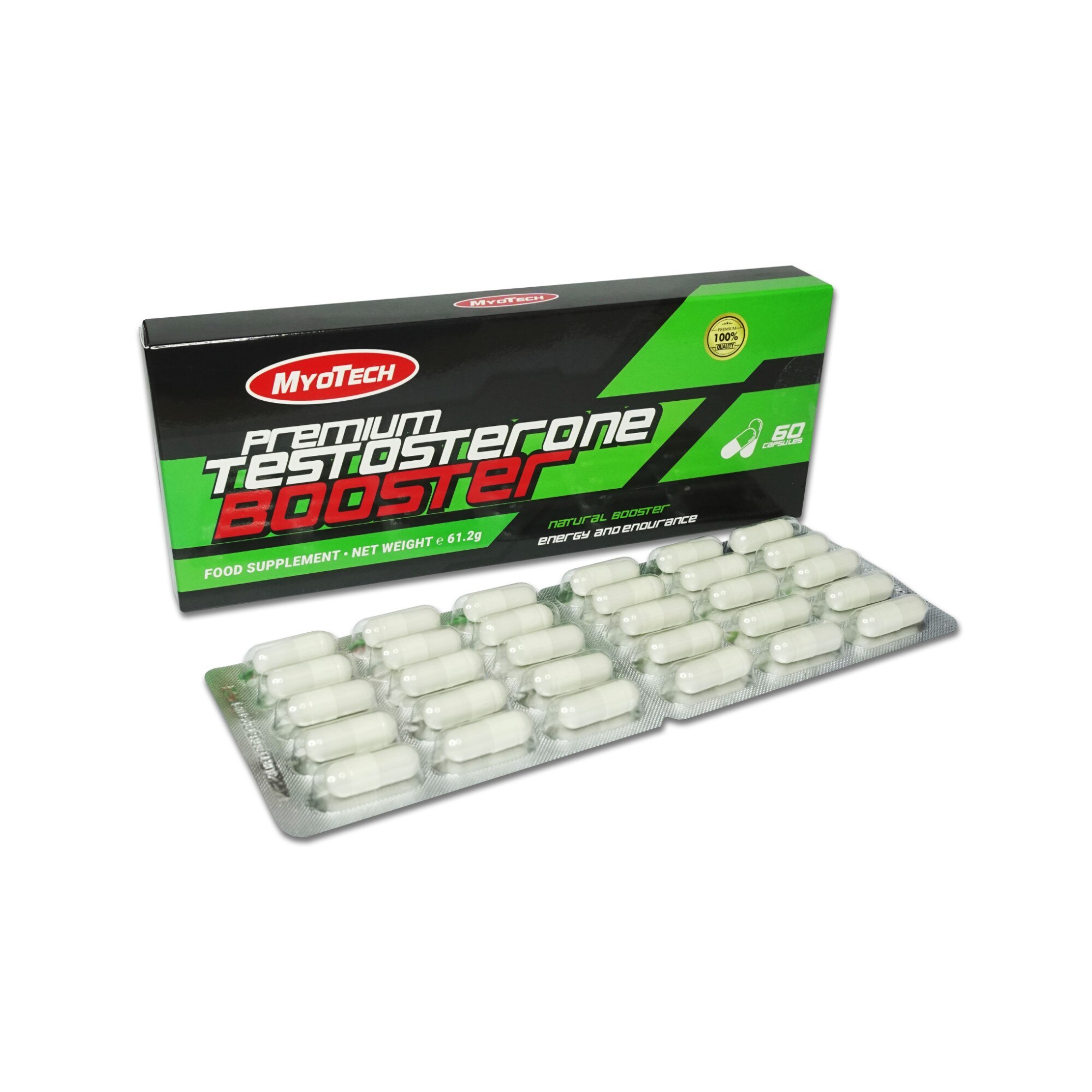 MyoTech Premium Testosterone Booster, 60 de capsule