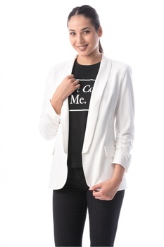 Sacou dama, Alb, Alb Sacou dama, Alb, Alb