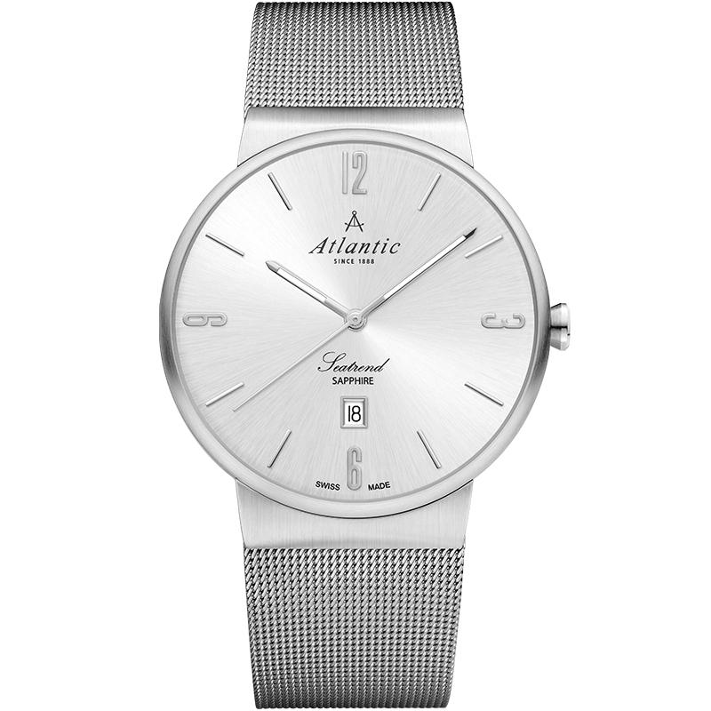 Ceas barbatesc Atlantic 65357.41.25 Quartz Argintiu