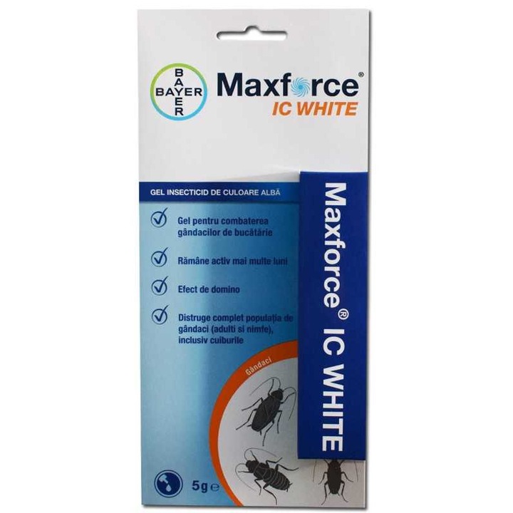 Gel insecticid impotriva gandacilor MaxForce IC 5 gr
