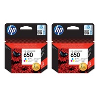 pachet cartuse cerneala cz102ae 650 tricolor x 2 hp original 10ml 400 pagini imagen 25_0_
0