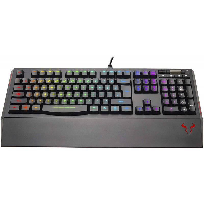 Tastatura gaming Riotoro Ghostwriter, RGB, Negru