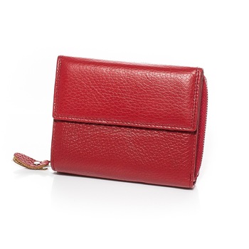 Portofel de dama din piele naturala Stilno A1044-05, Rosu Portofel de dama din piele naturala Stilno A1044-05, Rosu
