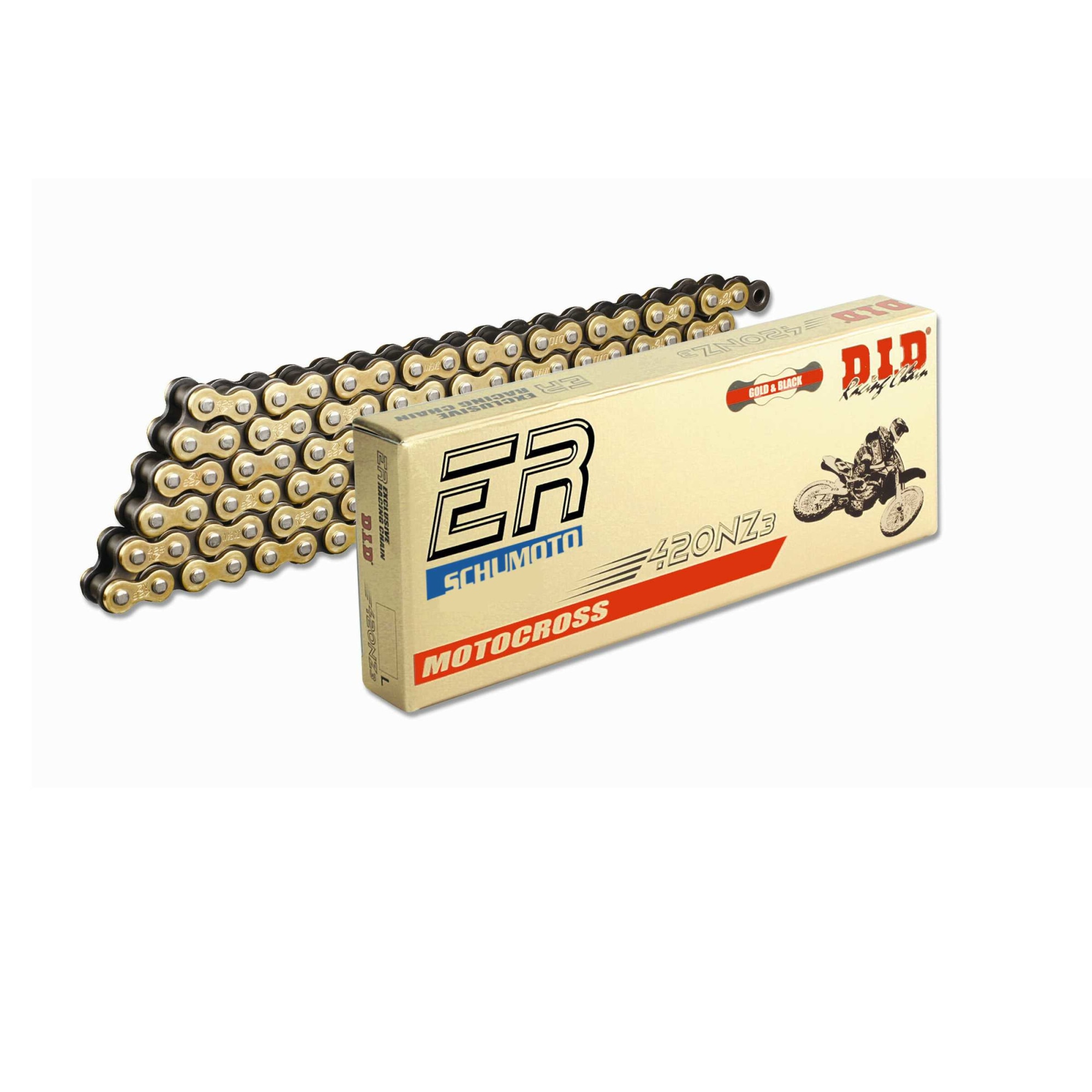 Lant pentru motociclete - DID, 420NZ3 cu 142 zale, Standard ranforsat