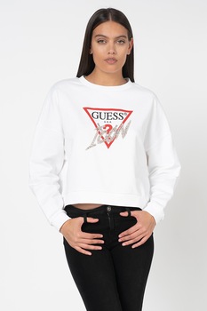 guess jeans bluza sport cu logo si aplicatie de strasuri guess jeans x jennifer lopez alb imagen 43_2_
0