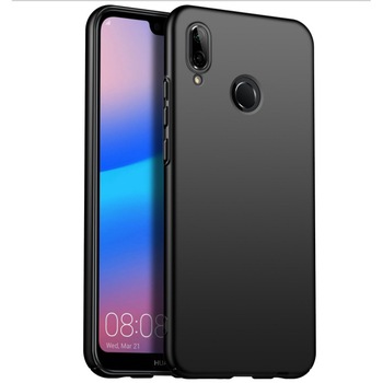 Husa de protectie subtire pentru Huawei P20 Lite / Nova 3e, ASKSA, plastic PC Premium, carcasa dura, negru Husa de protectie subtire pentru Huawei P20 Lite / Nova 3e, ASKSA, plastic PC Premium, carcasa dura, negru