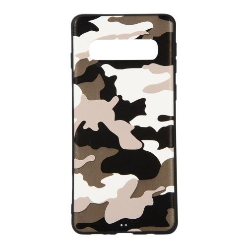 Husa Samsung Galaxy S10 model Camouflage, Antisoc, Viceversa Alb/Verde