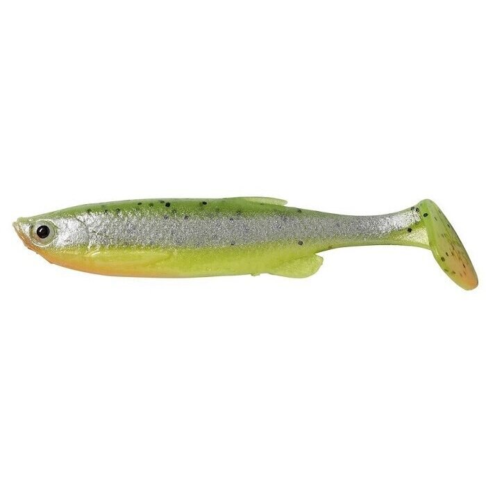 Shad Savage Gear Fat Minnow T-Tail 7.5cm 5G Fluo Green Silver