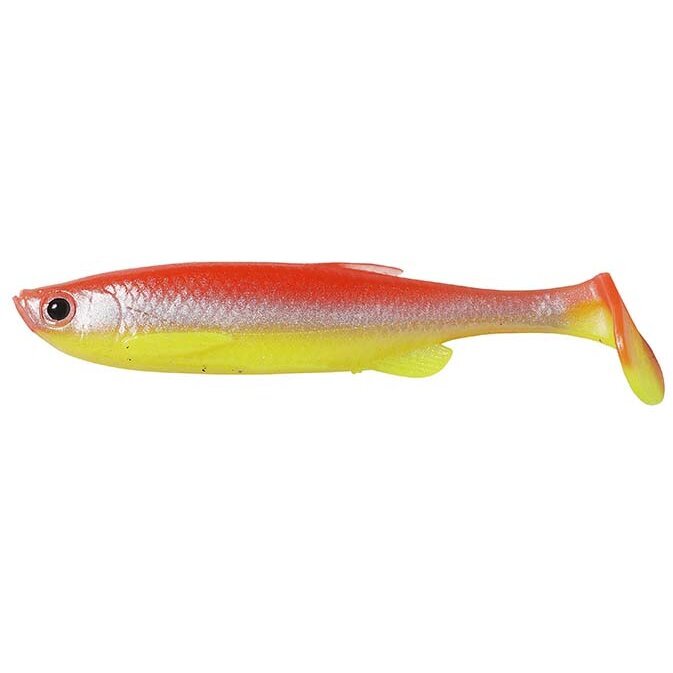 Shad Savage Gear Fat Minnow T-Tail 7.5cm 5G Yellow Red Fluo
