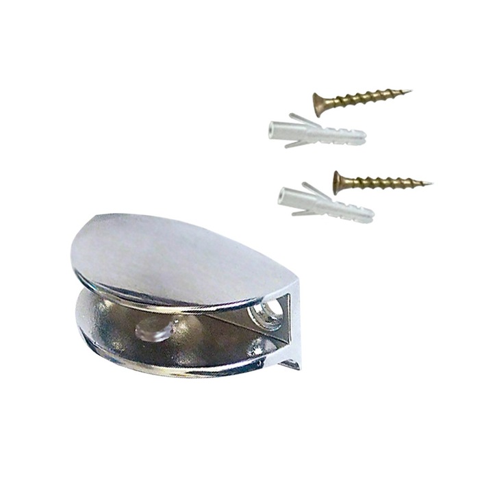 Set suport polita zamak lat cu surub, 100 buc