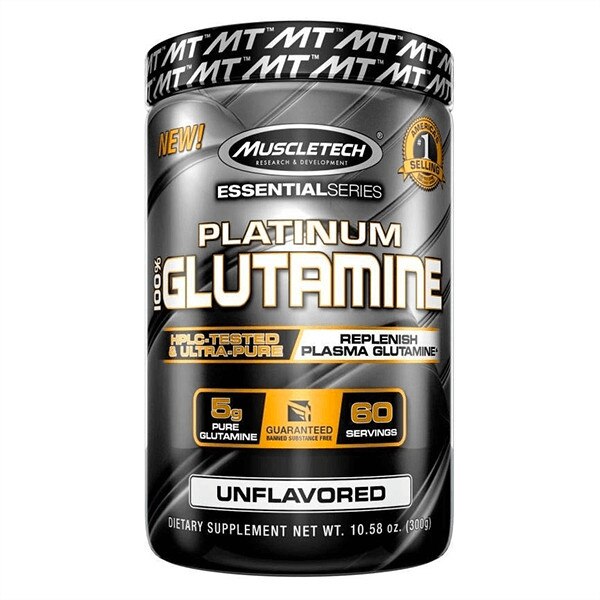 Glutamina micronizata Muscletech, 300g, 60 serviri