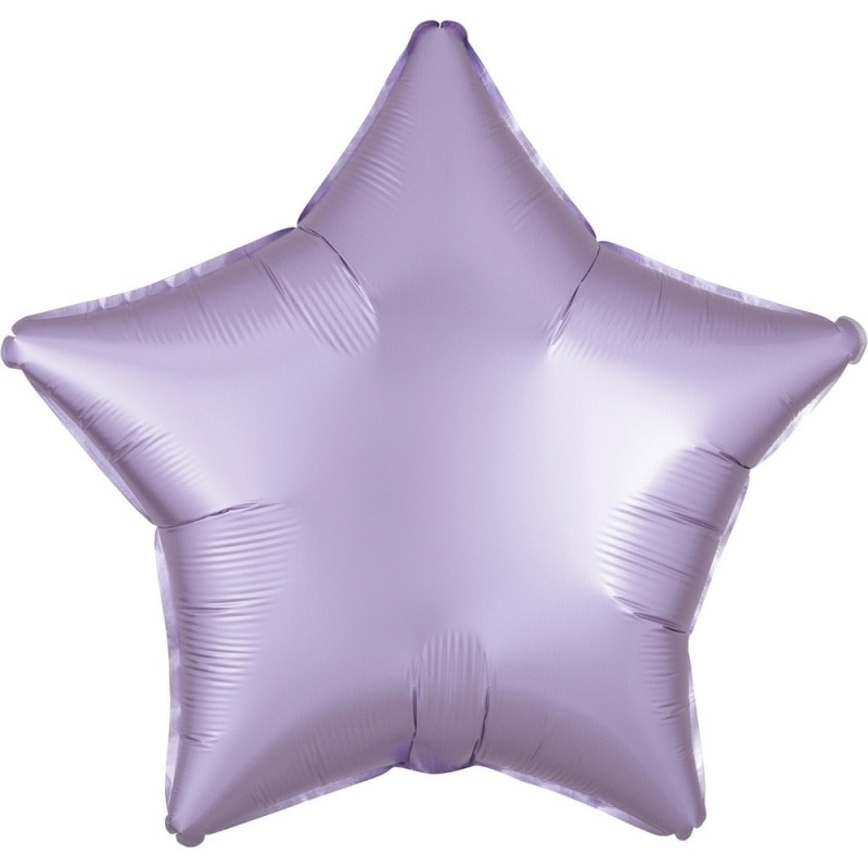 Balon folie stea 45 cm Satin Luxe Lila, Amscan 39906