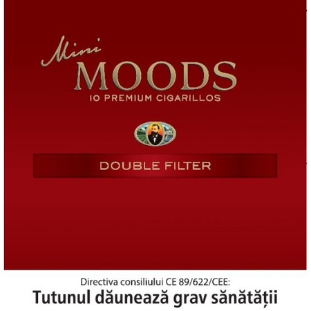 Pachet tigari de foi Mini Moods Double Filter (10 tigari) - eMAG.ro