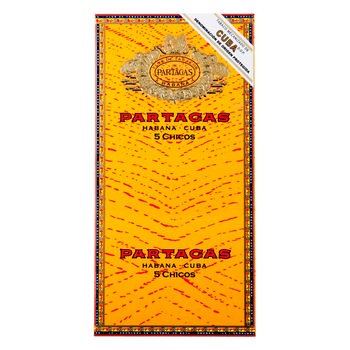 Pachet tigari de foi Partagas Chicos (5 tigari) Pachet tigari de foi Partagas Chicos (5 tigari)