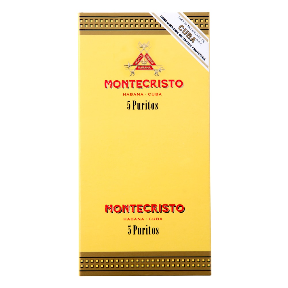 Pachet tigari de foi Montecristo Puritos (5 tigari)