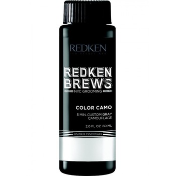 Vopsea de par demi-permanenta Redken Brews Barber Essentials Dark Ash, 60ml Vopsea de par demi-permanenta Redken Brews Barber Essentials Dark Ash, 60ml