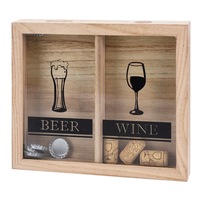 separator din lemn natur pentru capace de bere si dopuri sticle de vin patrata cu agatatoare decoratiune stil modern nago 25 x 21 x 4 cm natur imagen 38_1_
0
