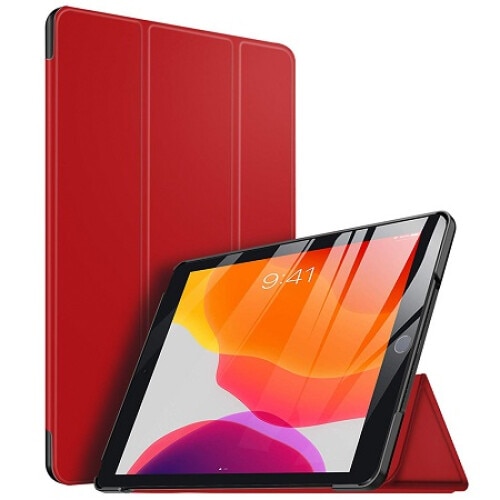 Husa Smart Cover compatibila cu Ipad 7-8-9 (2019-2020-2021)10.2inch, Rosu-TELGORBCS®
