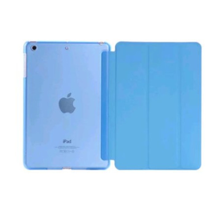 Husa Smart Cover compatibila cu Ipad 7-8-9, 2019-2020-2021,10.2inch, Albastru