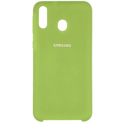 Husa protectie spate silicon, pentru Samsung Galaxy A20/A30, bumper ultraslim, Verde