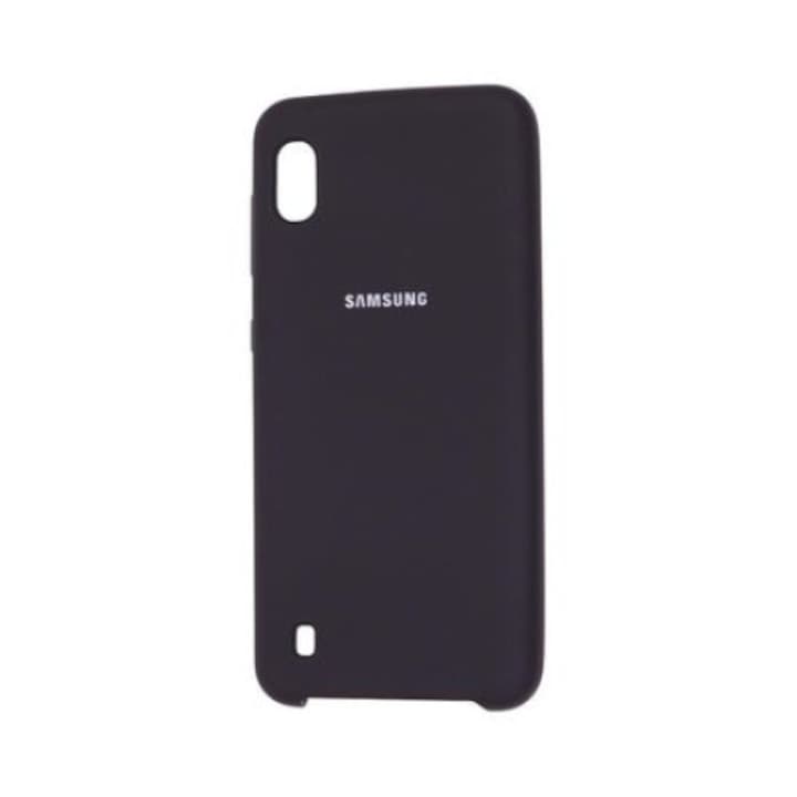 Мек силиконов защитен гръб, за Samsung Galaxy A50, ултратънък бъмпер, тъмносин