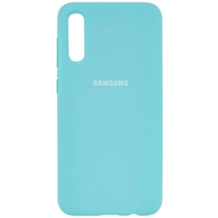 Силиконов защитен гръб, за Samsung Galaxy A50, ultraslim bumper, Bleu